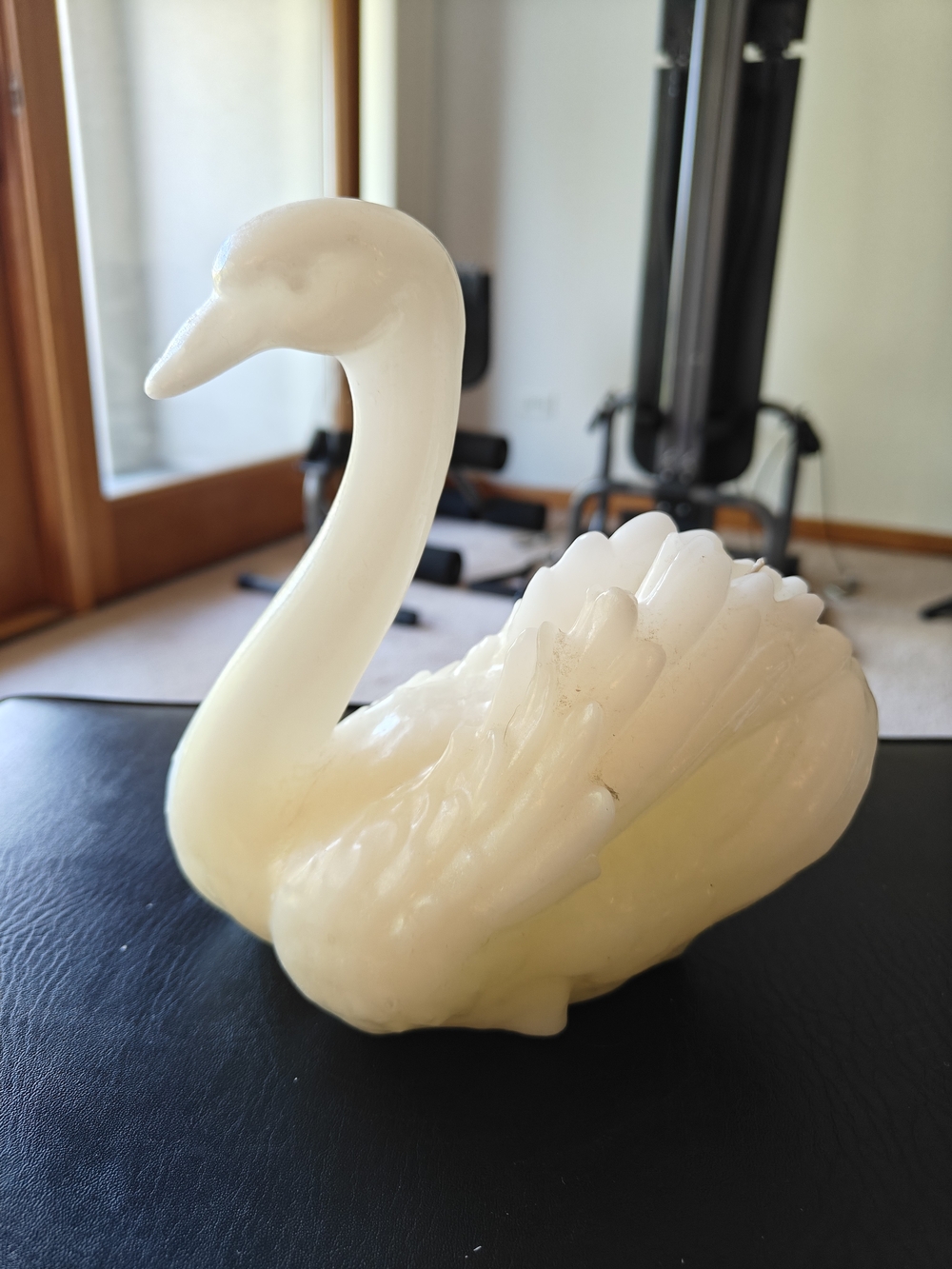 Molded Wax Swan